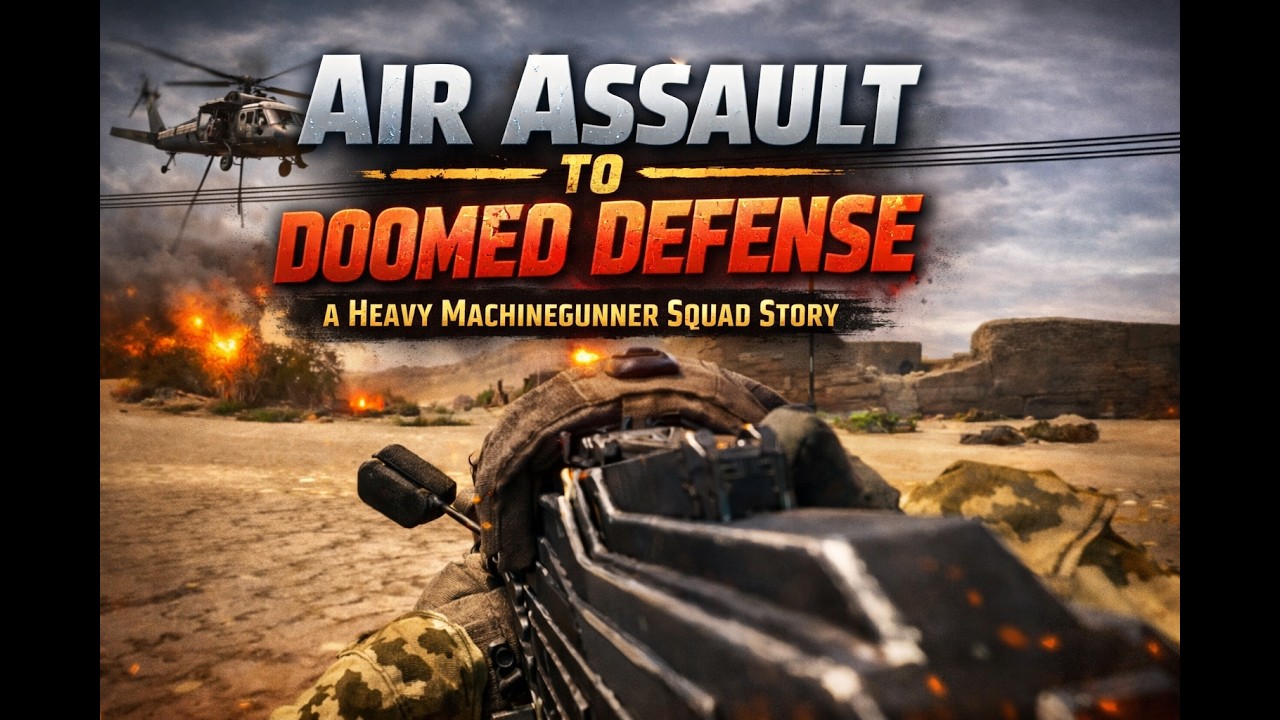 Air Assault to Doomed Defense – A Heavy Machine Gunner Squad Story