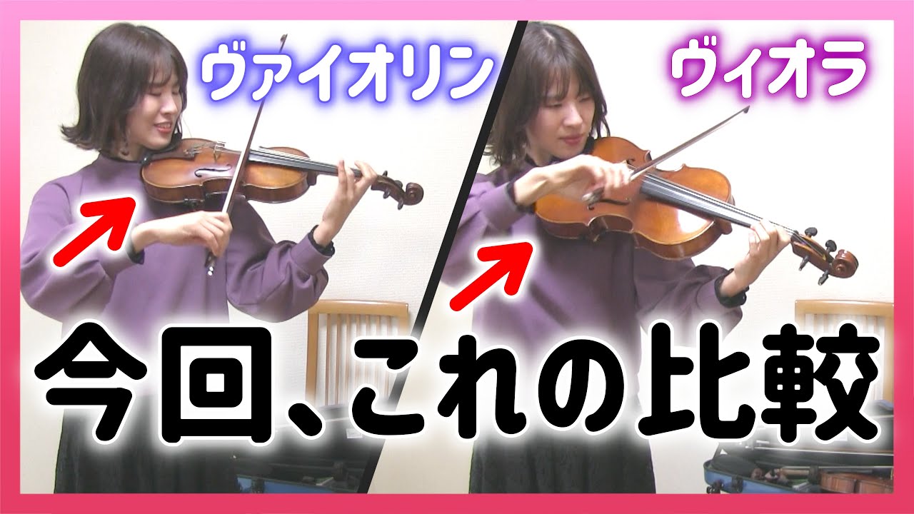 ヴァイオリンとヴィオラの違いを比較してみるよ【ヴィオラの魅力も大解説】