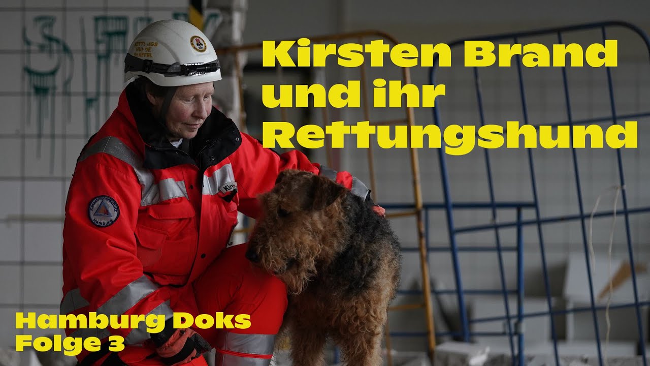 Kirsten Brand und ihr Rettungshund | Hamburg Doks – F3