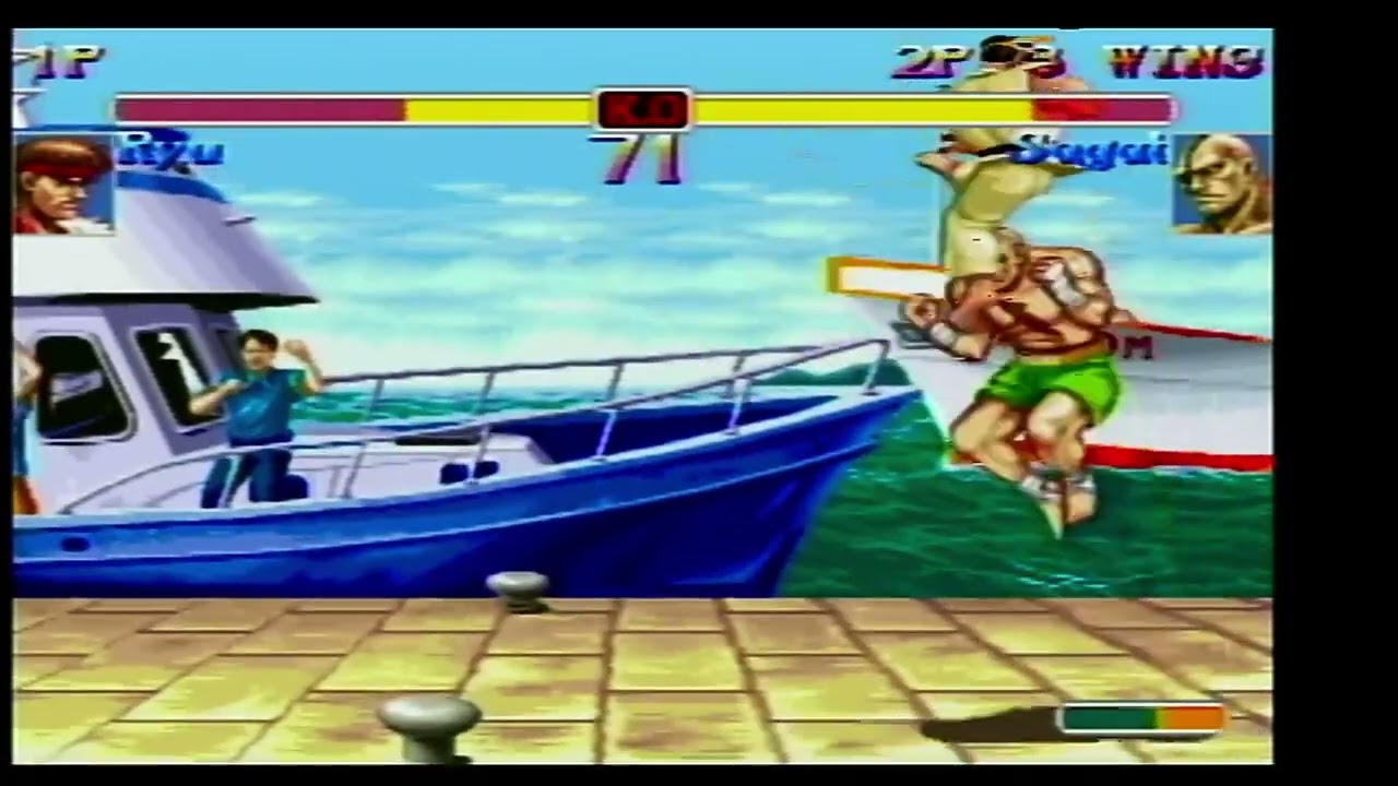 Street Fighter History The Matches (Super Street Fighter 2 Turbo PS2)