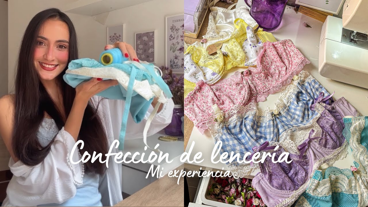 Mi experiencia confeccionando lencería y ropa interior en mi emprendimiento 