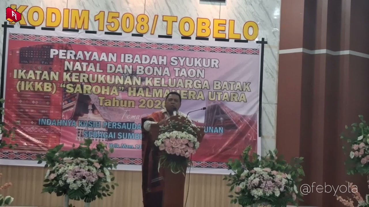Bupati Piet Hein Babua,ajak warga Halut fokus pada pekerjaan.
