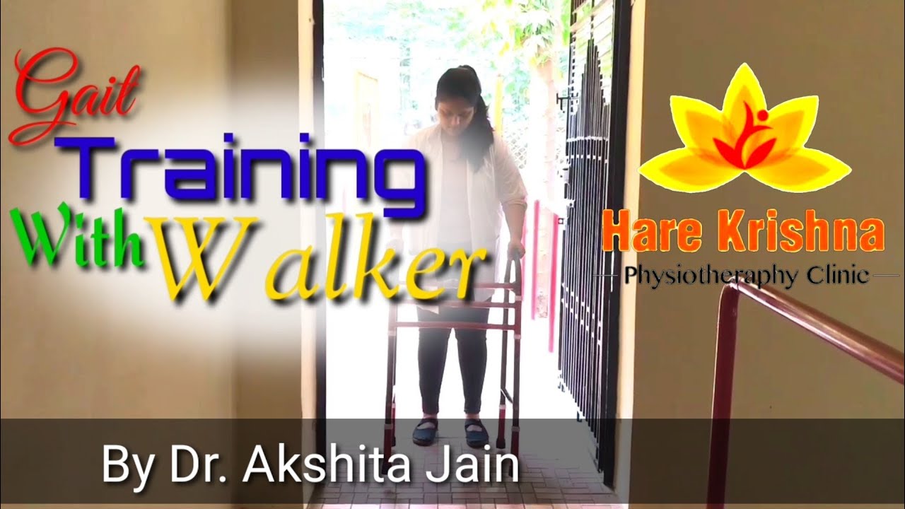 Walking with Walker toe touch, Partial weight bearing and staircase by Dr. akshita jain
