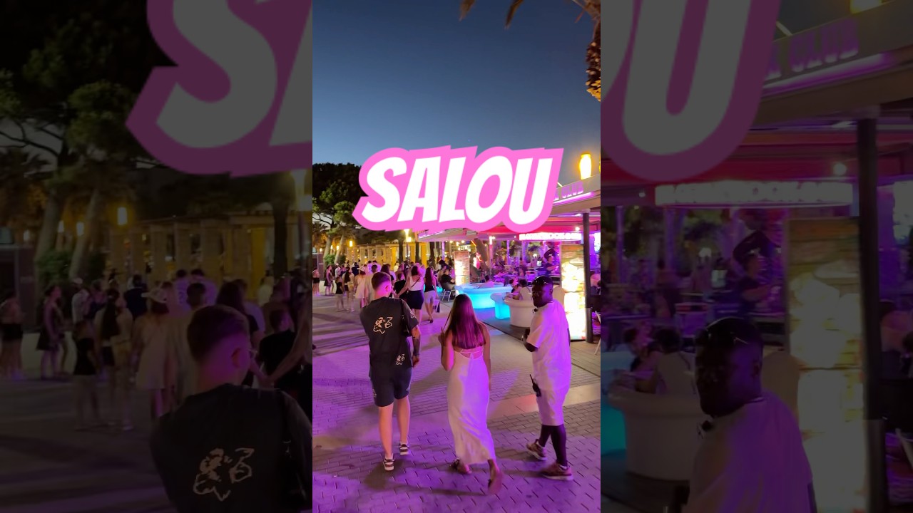 Nocny spacer po Salou 🇪🇸✨ | Magiczny wiecz&oacute;r nad Morzem Śr&oacute;dziemnym [4K] #spacer #salou #plaża