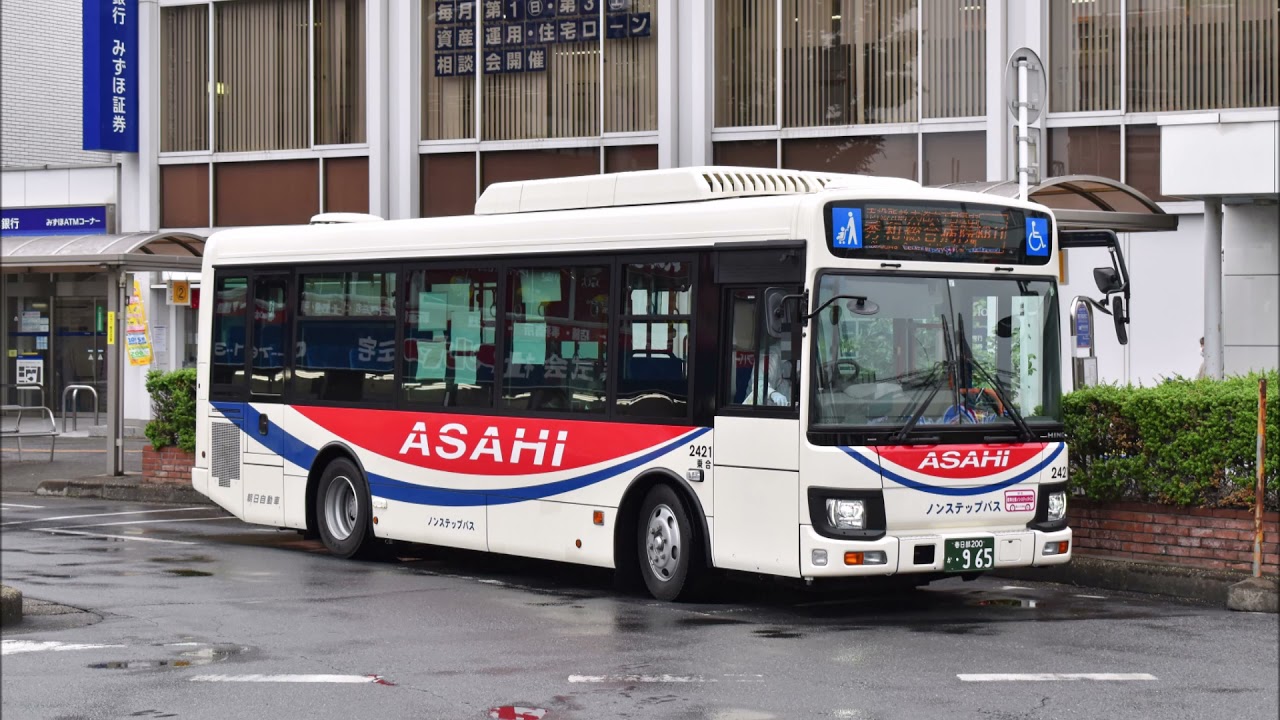 【バス走行音】朝日自動車  2KG-KR290J4(KB34 春日部駅西口～春日部エミナース)