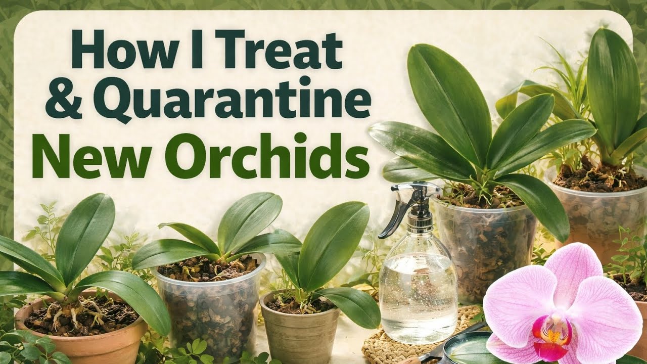 How I Treat & Quarantine a New Orchid (What I Do for All New Plants) #houseplants #discountplants