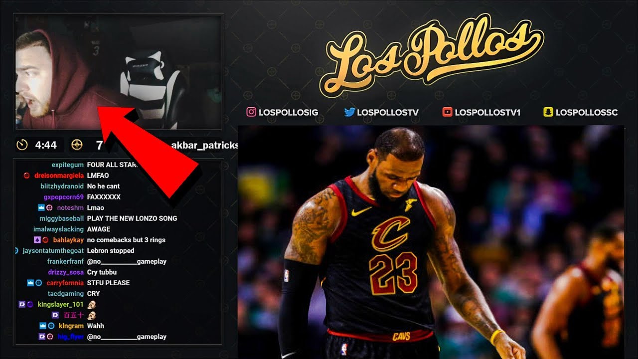 LosPollos Goes Off On Stream After The Cavs Lose Finals To Warriors