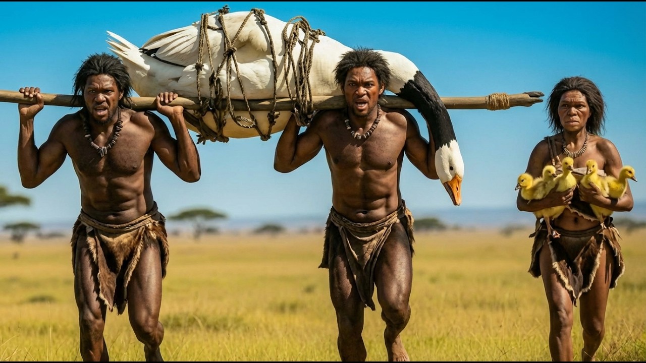 The Survival Journey of Prehistoric Humans in Africa — Hunting, Migration, and Tribe Life