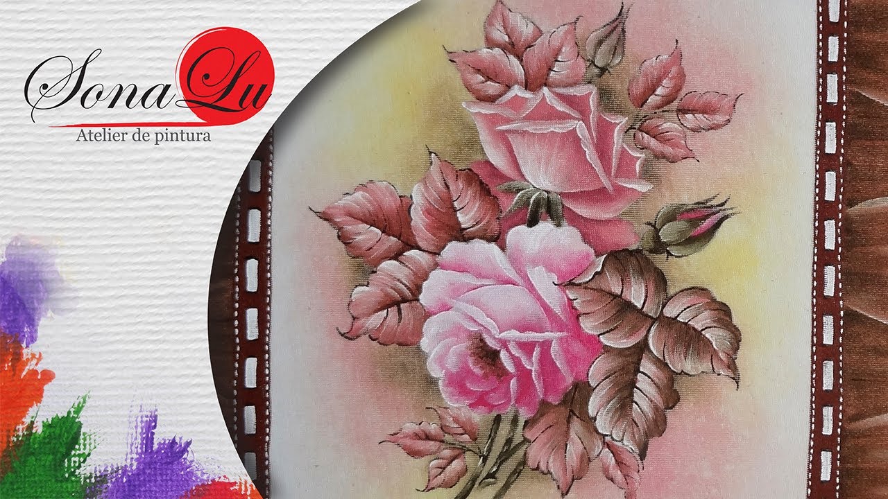Aula 45 - Rosas Análogas em Emborrachado