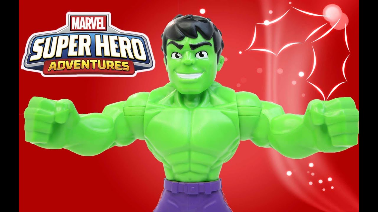 Childrens Marvel Superhero Adventures  Mega Mighties Hulk Unboxing Review 2019 for kids