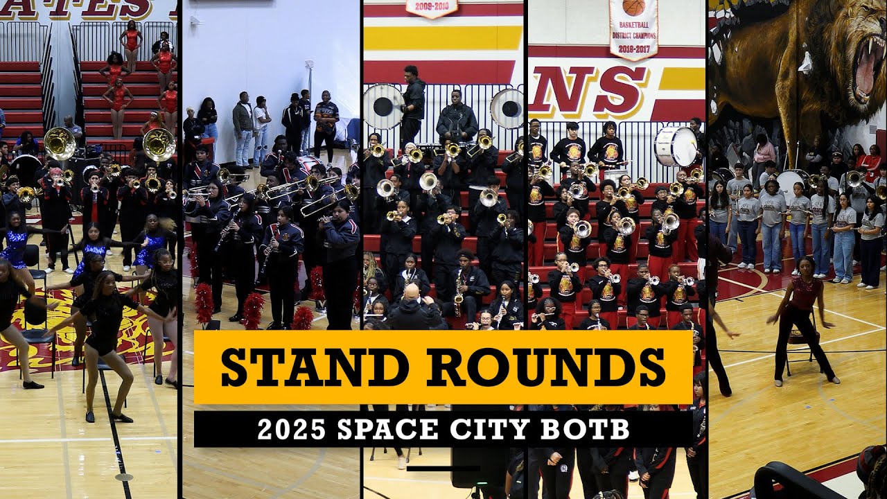 STAND ROUNDS at 2025 Space City Invitational Battle of the Bands #band #music #marchingband