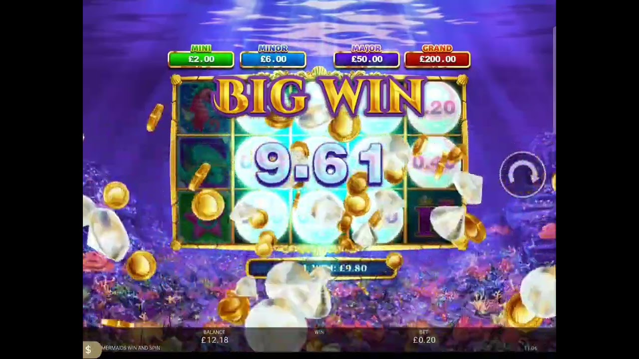 CASINO SLOTS UK MERMAIDS HOLD AND SPIN Bonus
