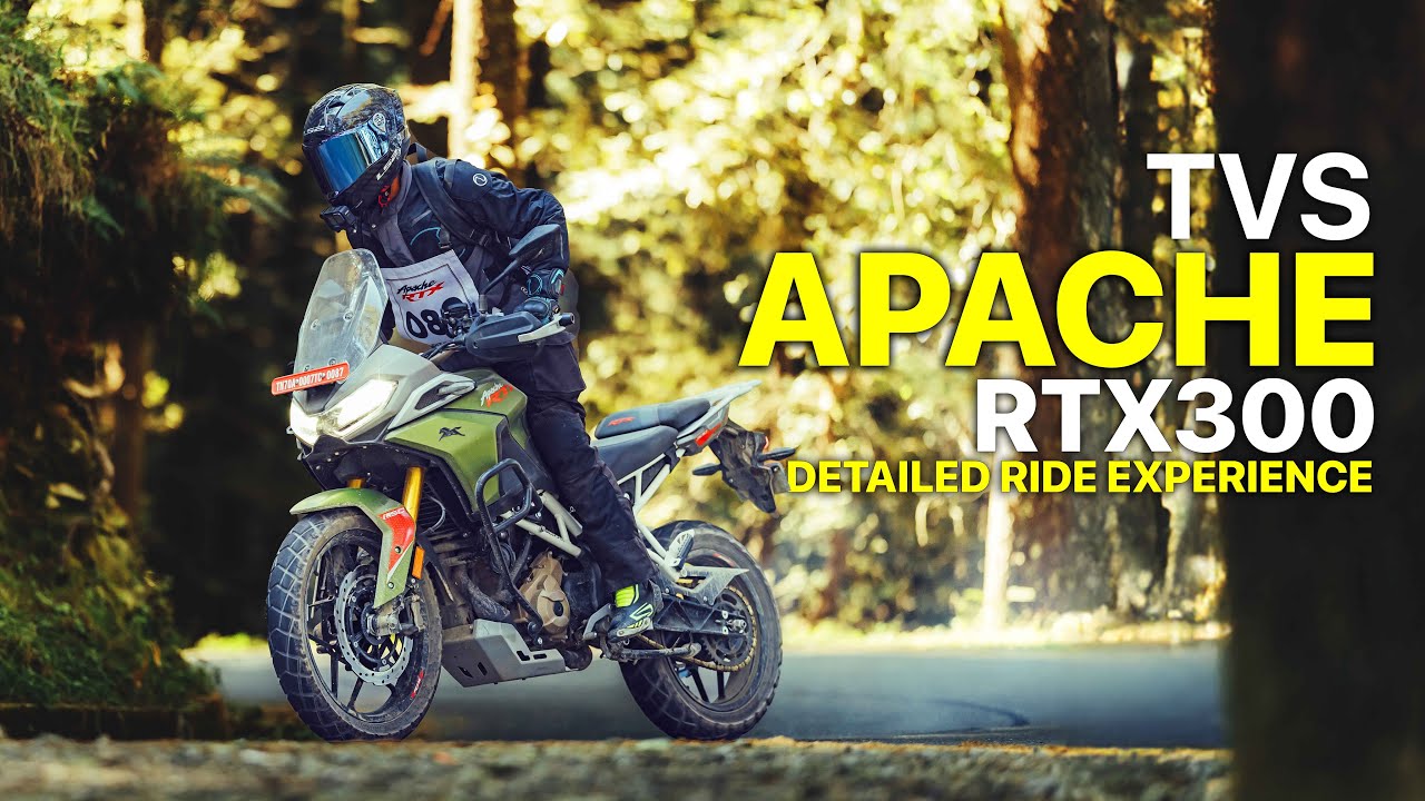 TVS Apache RTX 300 Adventure Most Detailed Ride Review,Power,control,features,First Ride Impressions