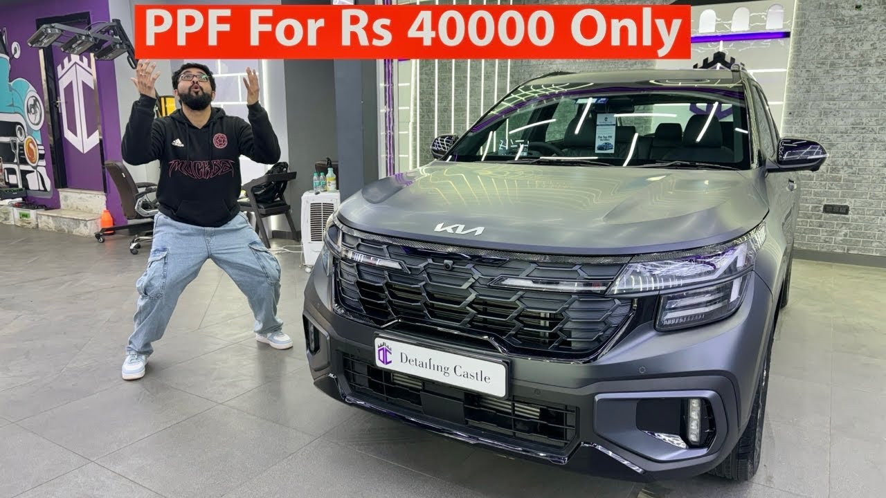 Kia Seltos X-Line Matte PPF For Rs ??? | Best Detailing Store In Delhi | OG PPF | Detailing Castle