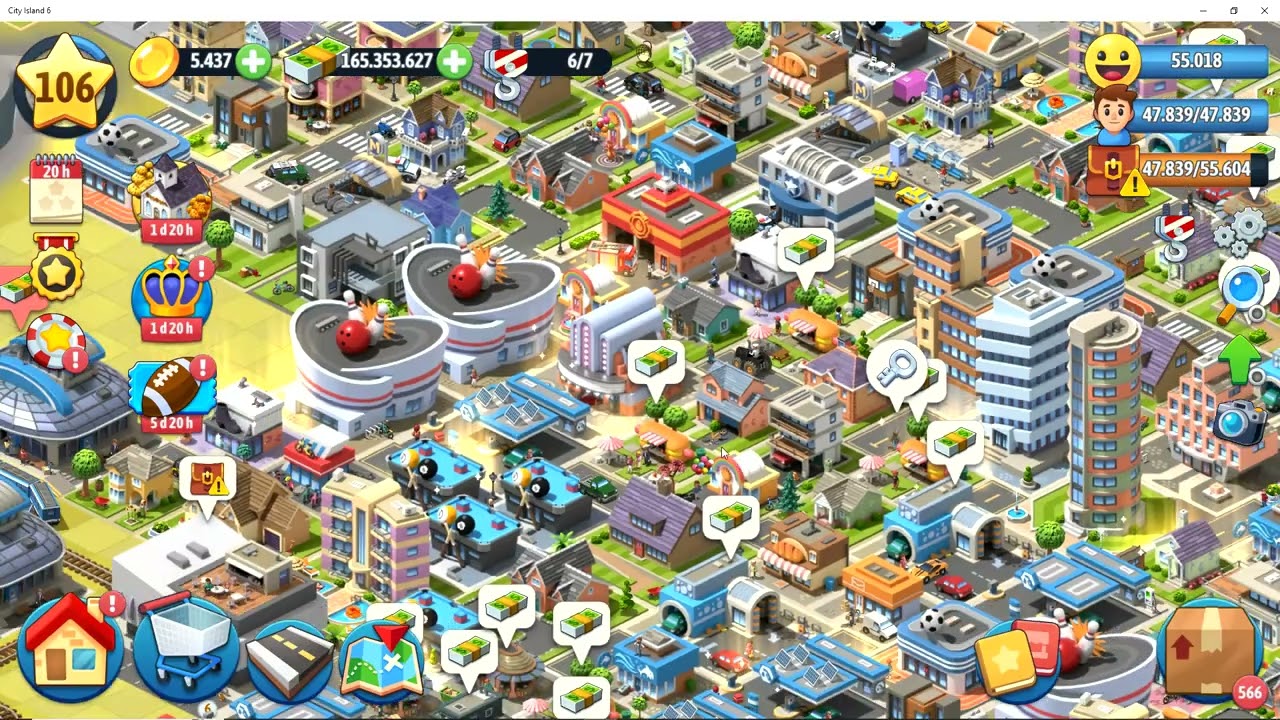 CITY ISLAND 6: BUILDING TOWN (DIA 594) LV 106