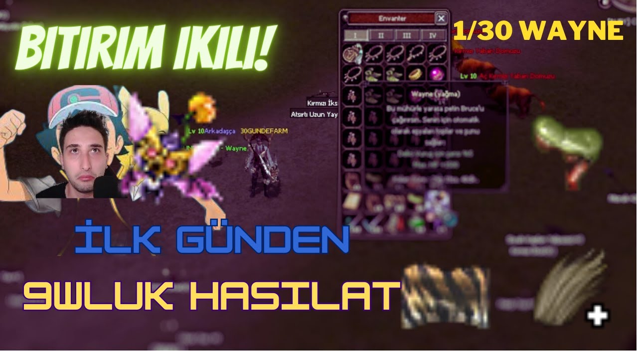 WAYNE İLE  FARM #1| 24 SAAT AYI SAFRASI KASTIK!! İLK G&Uuml;NDEN G&Uuml;ZEL PARA!! RUBY#40 #metin2tr #metin2