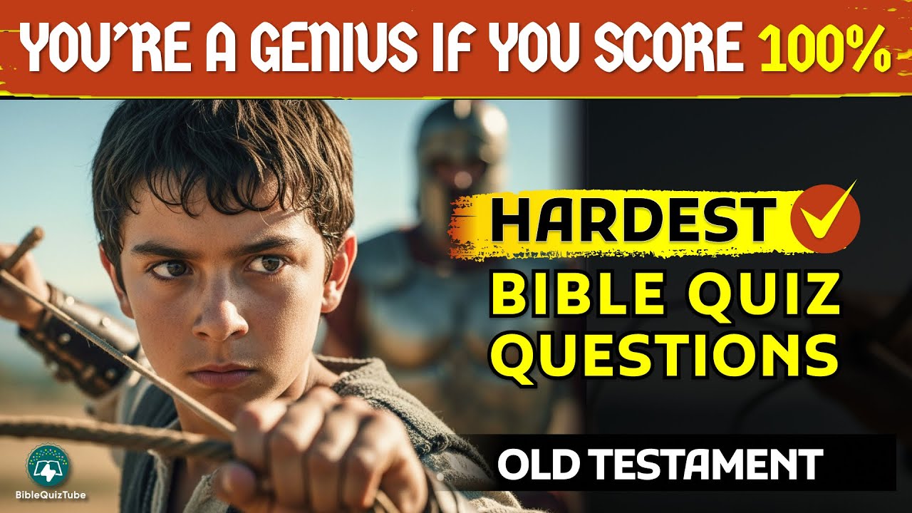 Only A BIBLE GENIUS Scores 100%! Old Testament Bible Quiz- 25 Bible Questions to Test Your Knowledge