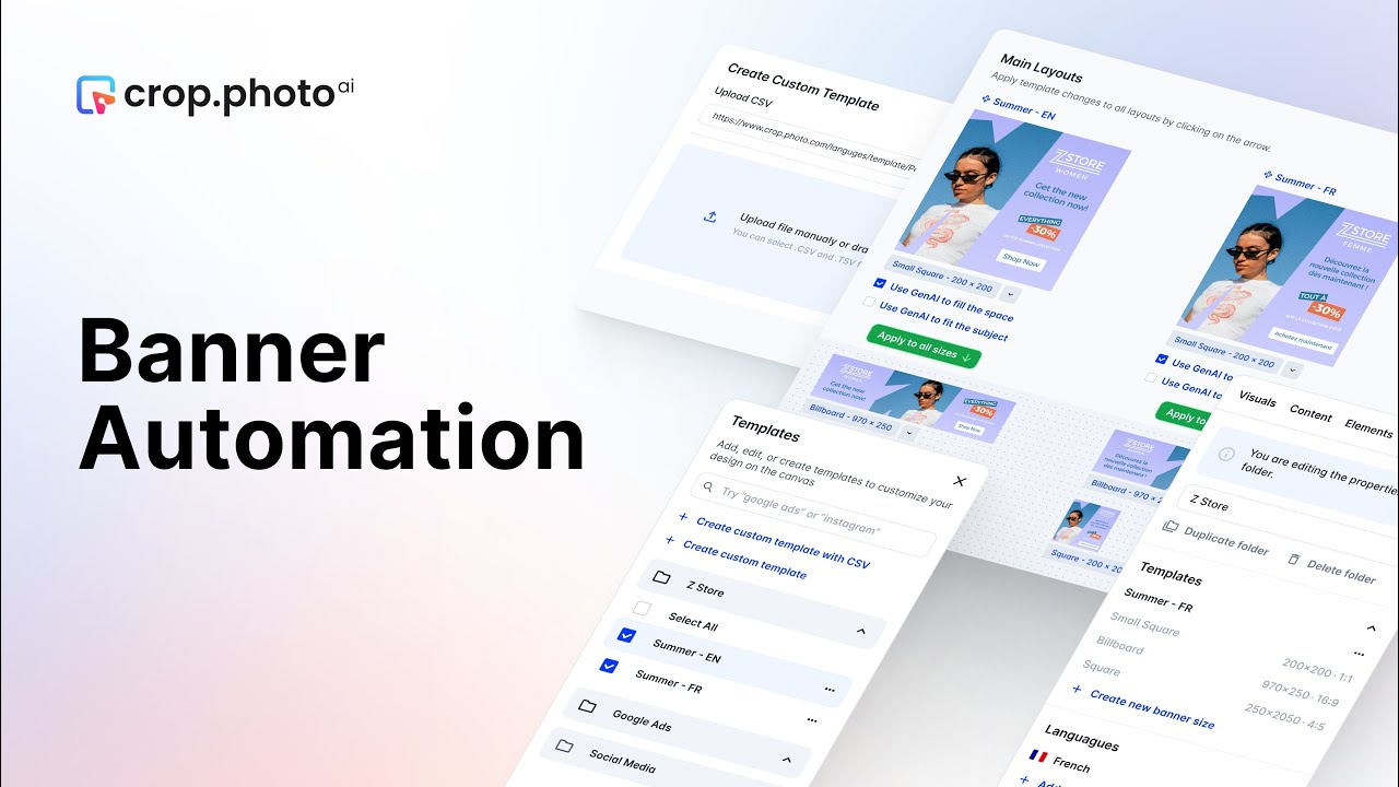 How to Scale One Design into 200+ Display Ads Using AI | Banner Automation Guide