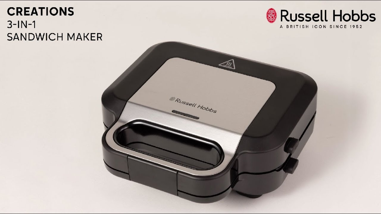 Creations 3 in 1 Sandwich Maker - 26810-56 | Russell Hobbs