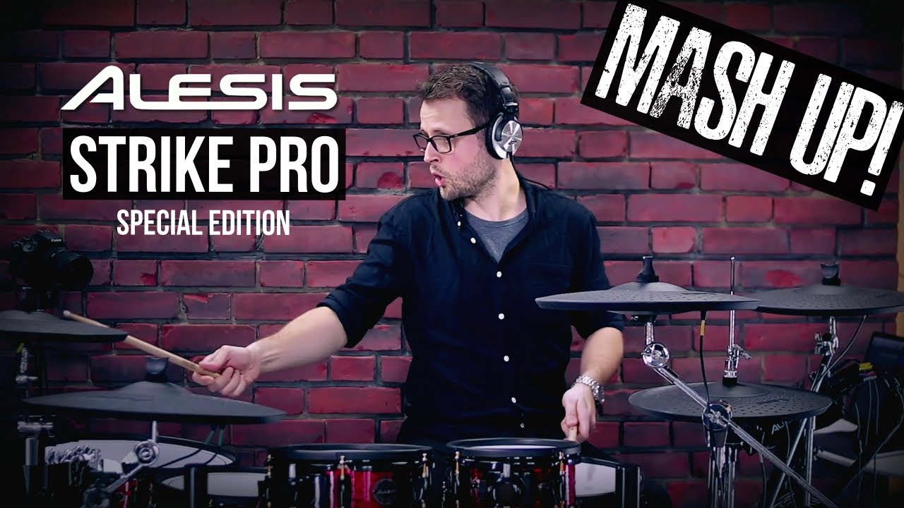 Alesis Strike Pro SE electronic drums music performance mash up