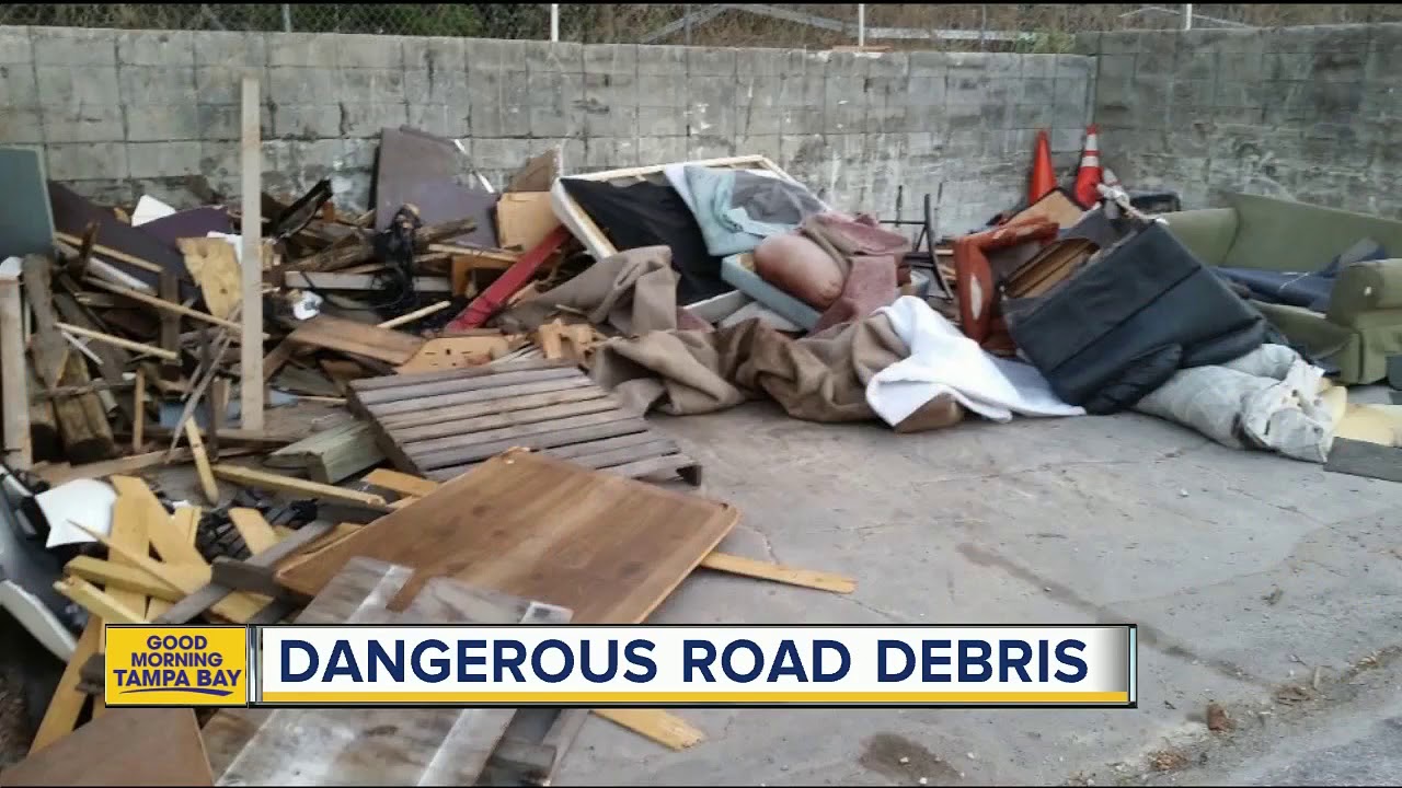 Dangerous road debris littering Florida highways putting thousands of at risk daily