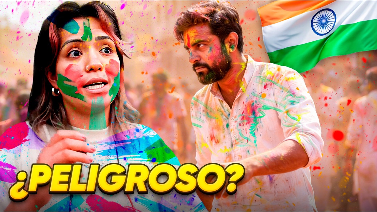 Me dijeron que no venga a esta fiesta en India ¡La festividad de polvos de colores HOLI!