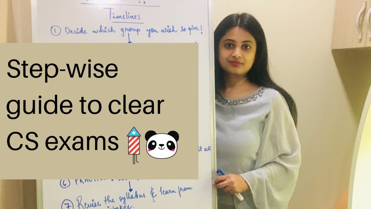 Step wise guide to clear CS Exams 🎯