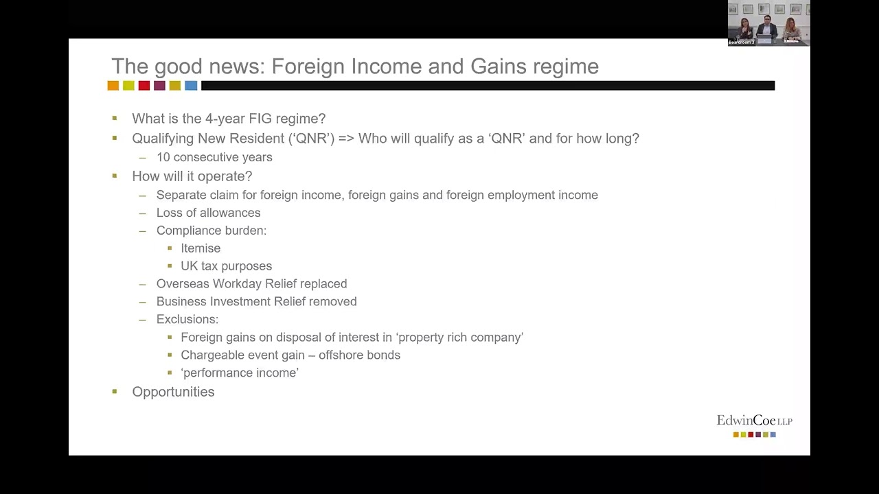 Post Autumn Budget Webinar – what does this mean for Private Clients and their Advisors | Edwin Coe