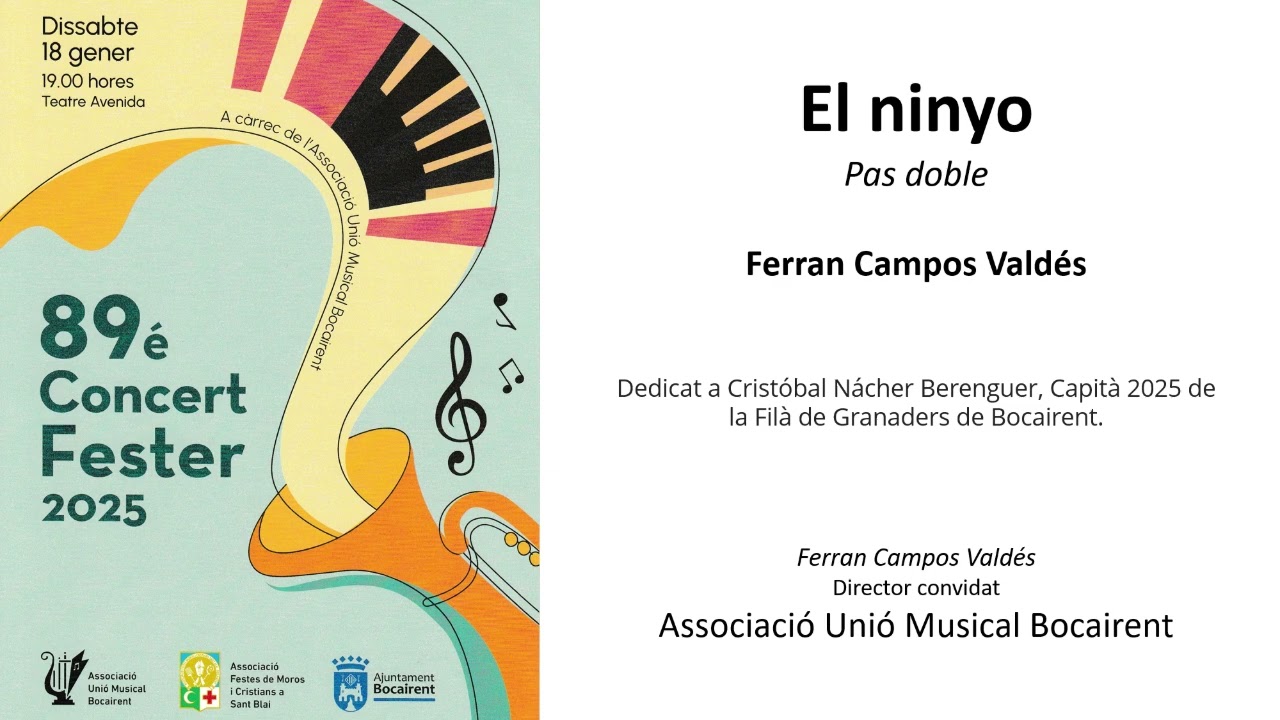 El ninyo (PD de Ferran Campos Valdés) | AUM Bocairent | Dir. convidat: Ferran Campos Valdés