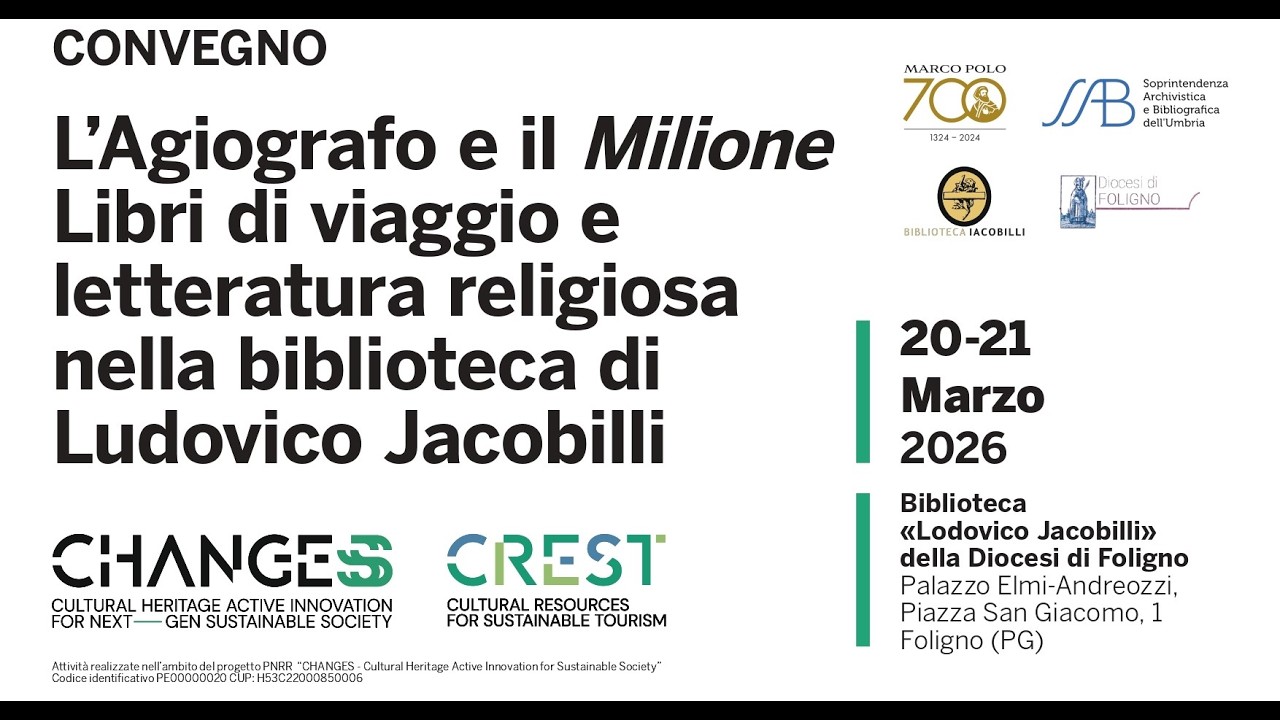 L'Agiografo e il Milione. Libri di viaggio e letteratura religiosa nella biblioteca L. Jacobilli 3/4