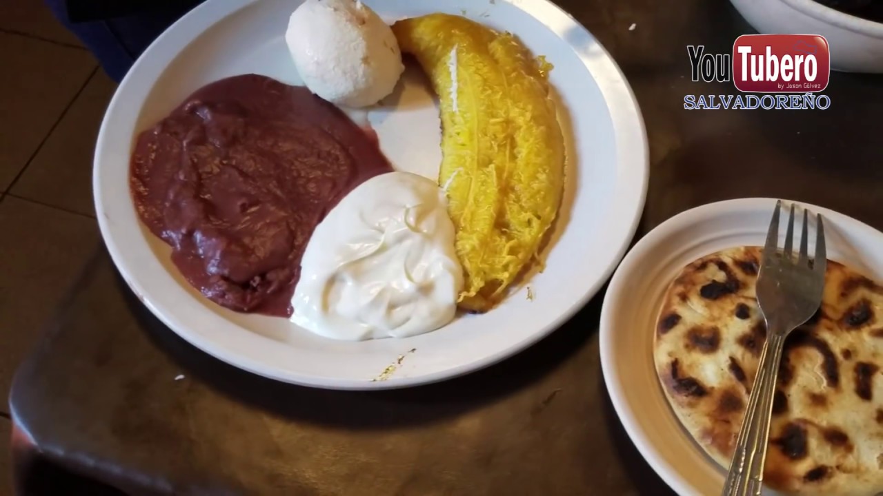 Como es el Desayuno Bufet Tipico Salvadoreño El Salvador C.A.