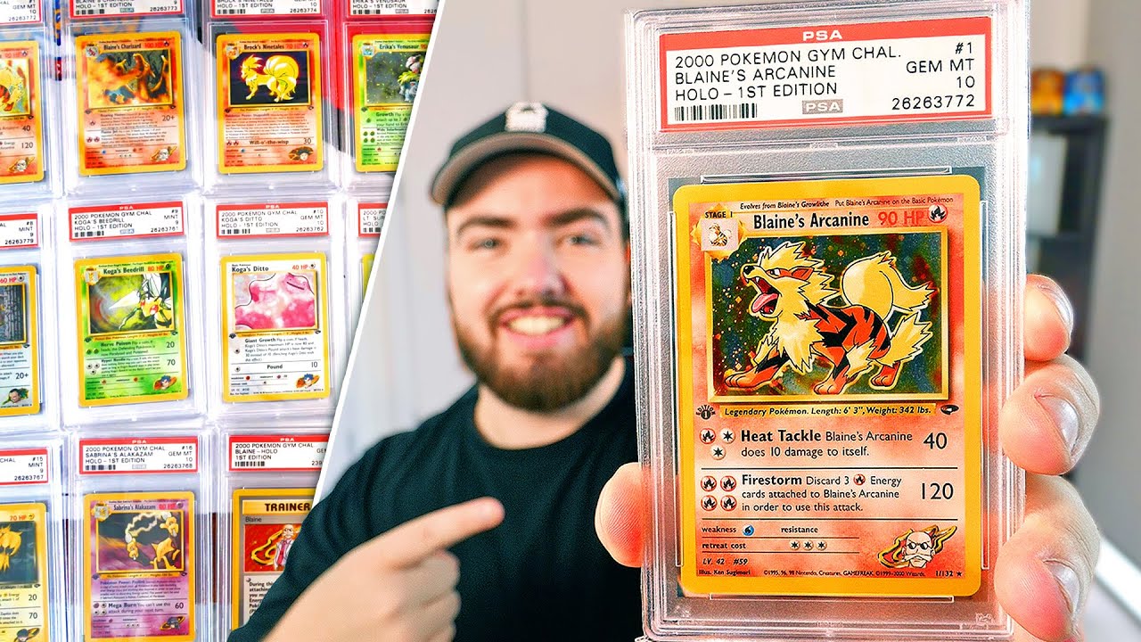 My COMPLETE PSA 1st Edition Gym Challenge Collection *20 CARDS*