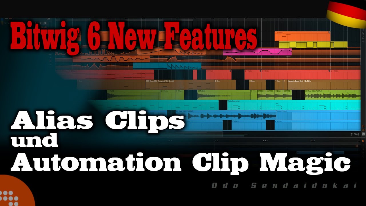 WORKFLOW: Alias Clips & Automationen, Modulatoren & CPU | Bitwig Studio 6 | Deutsch