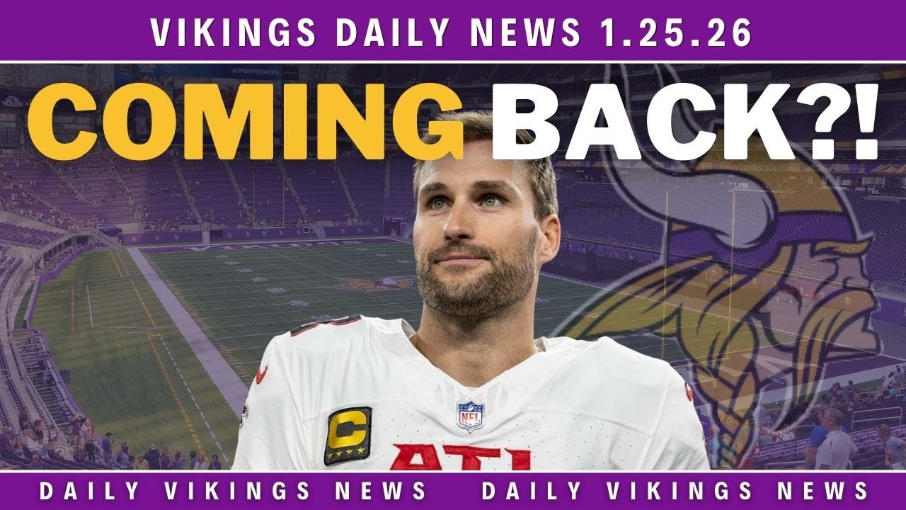 Vikings Daily News: COUSINS Reunion?! Draft Buzz & Daronte Jones Latest! 1.25.26