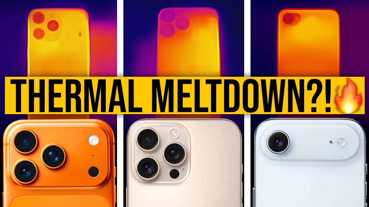 БОЖЕ МОЙ, ЭТО ЖЕ БЛИЗКО! — ТЕМПЕРАТУРНЫЙ ТЕСТ iPhone 17 Pro Max против Air против 16 Pro Max!
