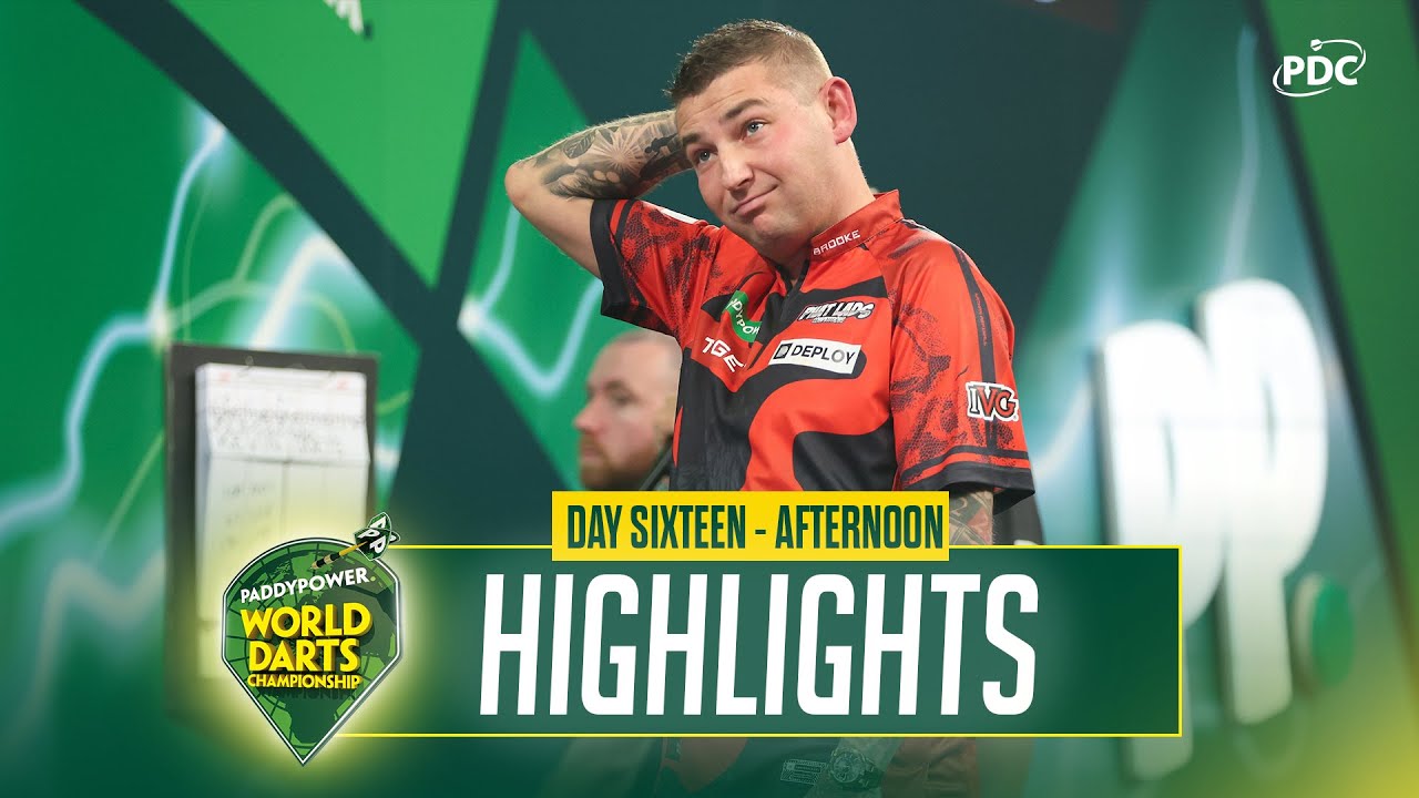 DEBUT DELIGHT 🌟 | Day 16 Afternoon Highlights | 2025/26 Paddy Power World Darts Championship