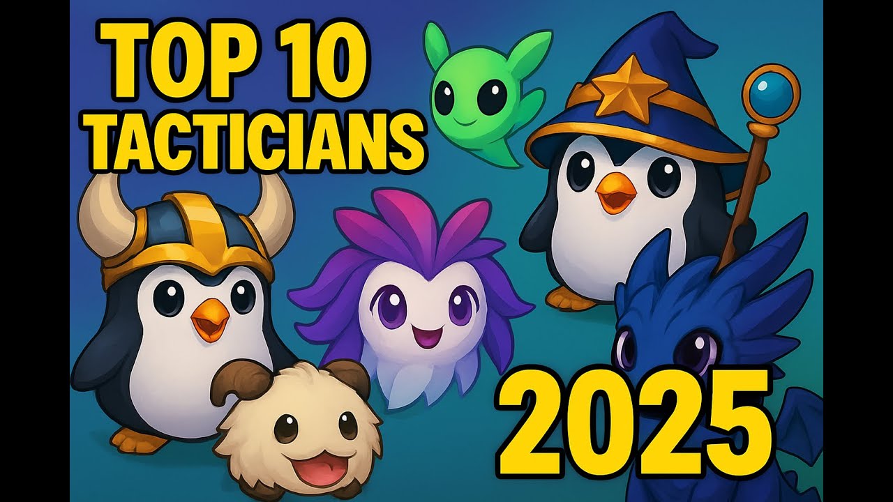 Top 10 Teamfight Tactics Tacticians | Best TFT Tacticians Ranked!