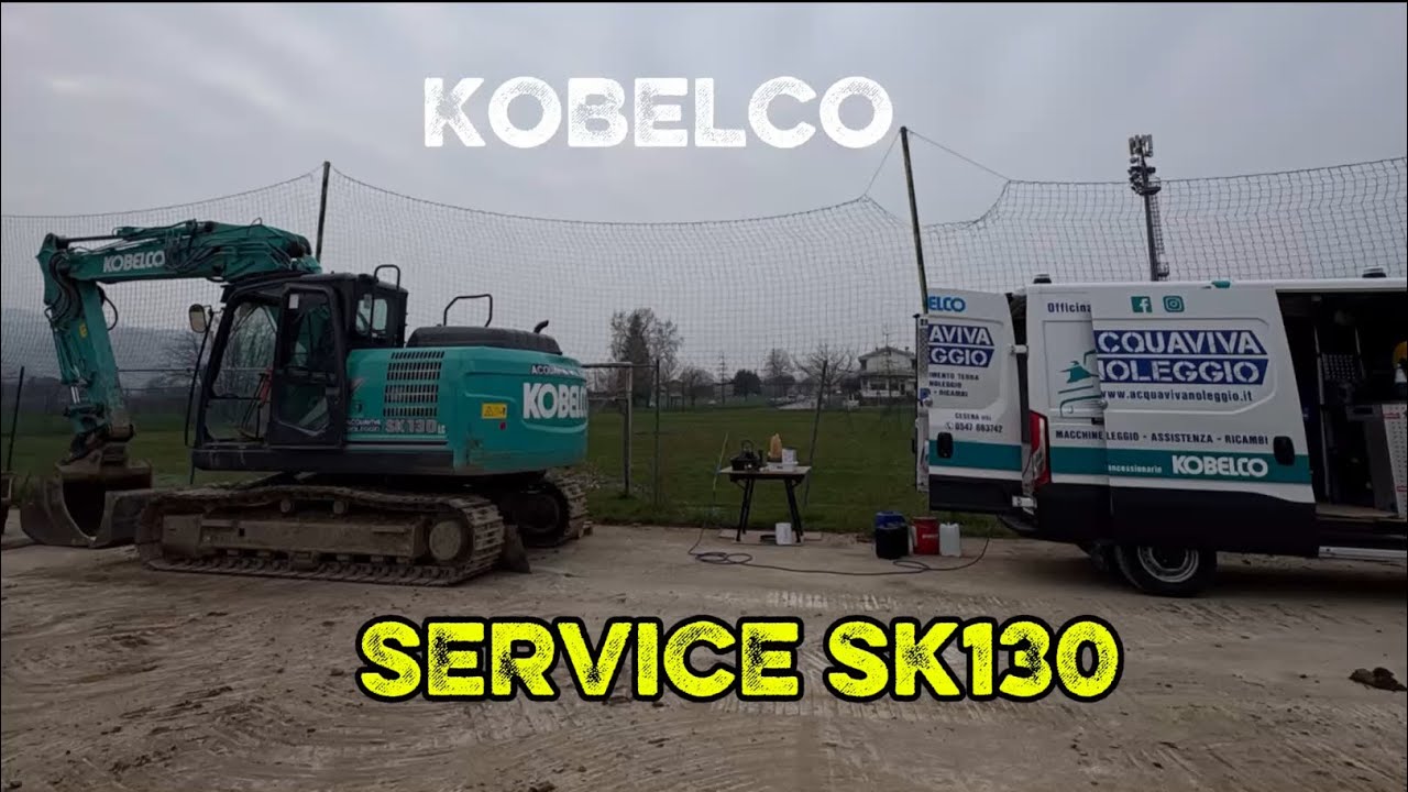 SERVICE AL KOBELCO SK130-11🔧🩵💪🏻