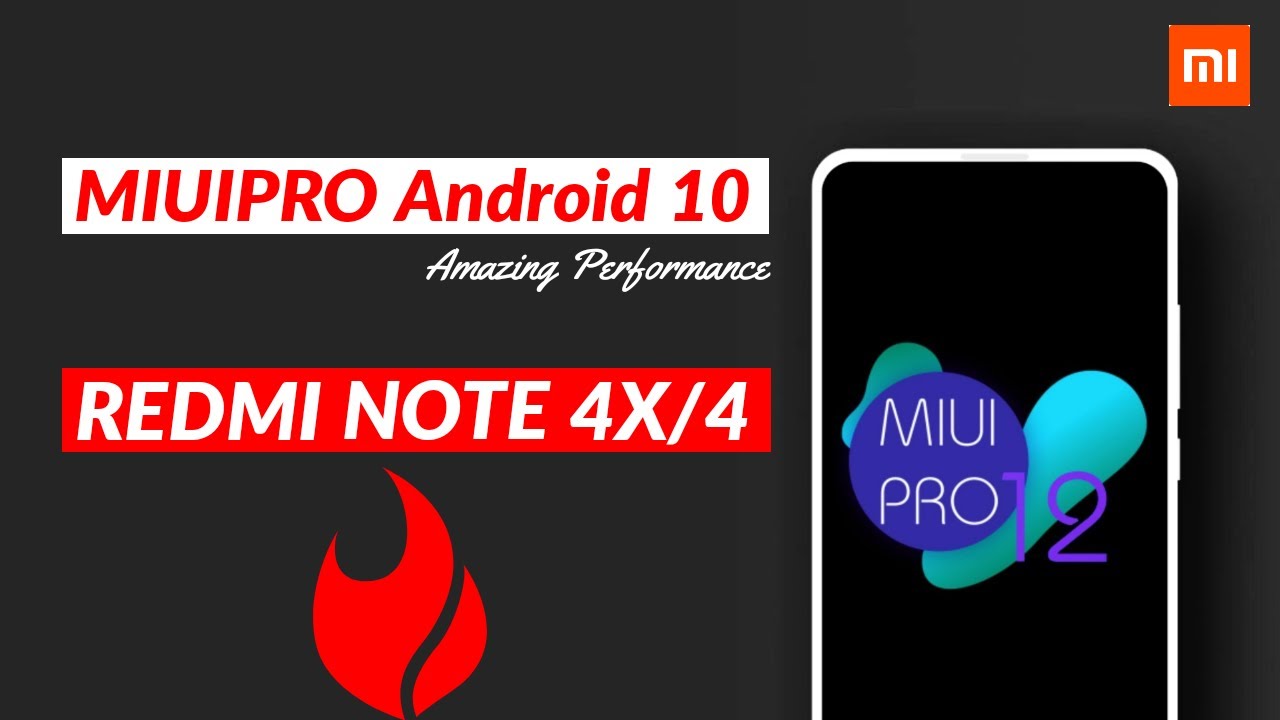 Latest MIUIPro for Redmi Note 4 | Android 10 MIUI 12 Redmi Note 4 | Best Performance
