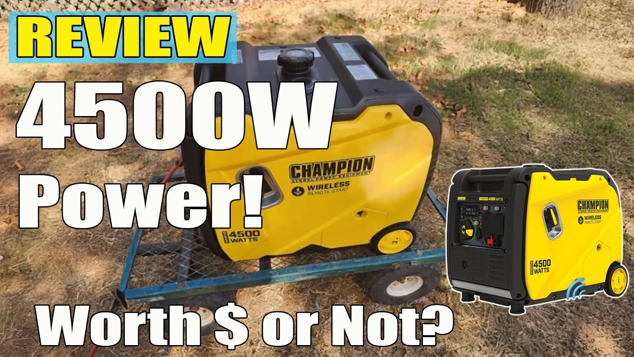 Champion 4500W Inverter Generator Review | Quiet, Remote Start & RV Ready 2025?