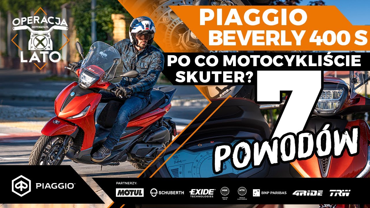 Piaggio Beverly 400 S [TEST] 🛵🧐 7 POWODÓW po co motocykliście skuter?!