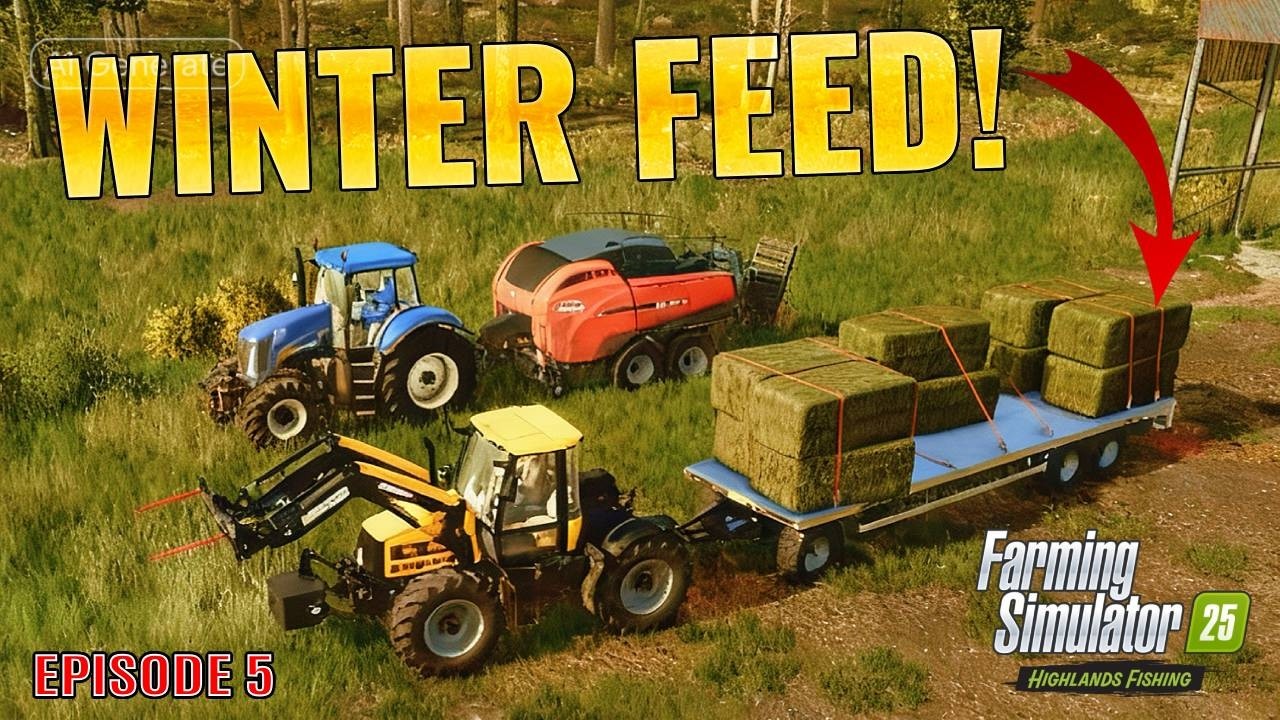 MAKE HAY WHILE THE SUN SHINES! | Highlands Fishing Expansion | Farming Simulator 25 | Episode 5