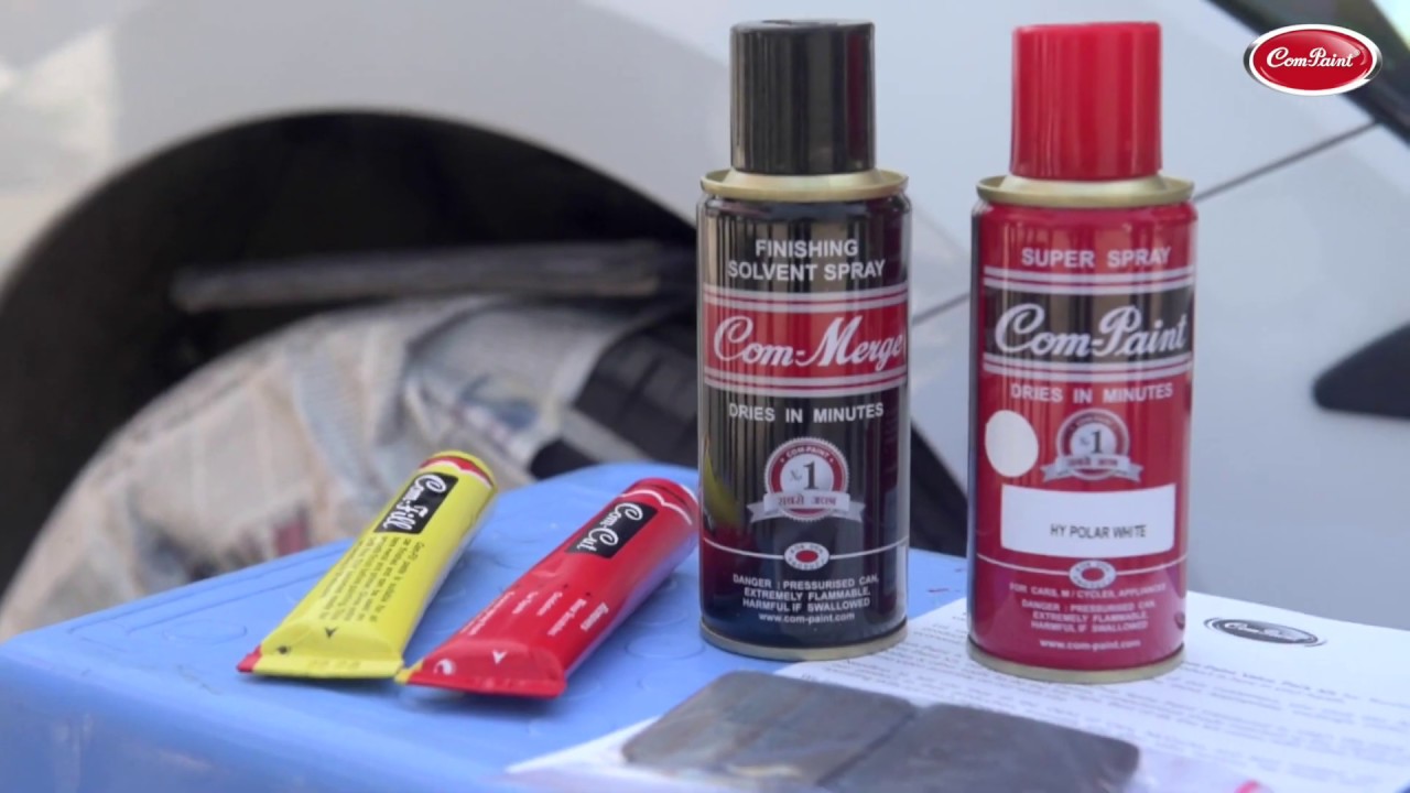 How to touchup your car scratches - Spray Paint