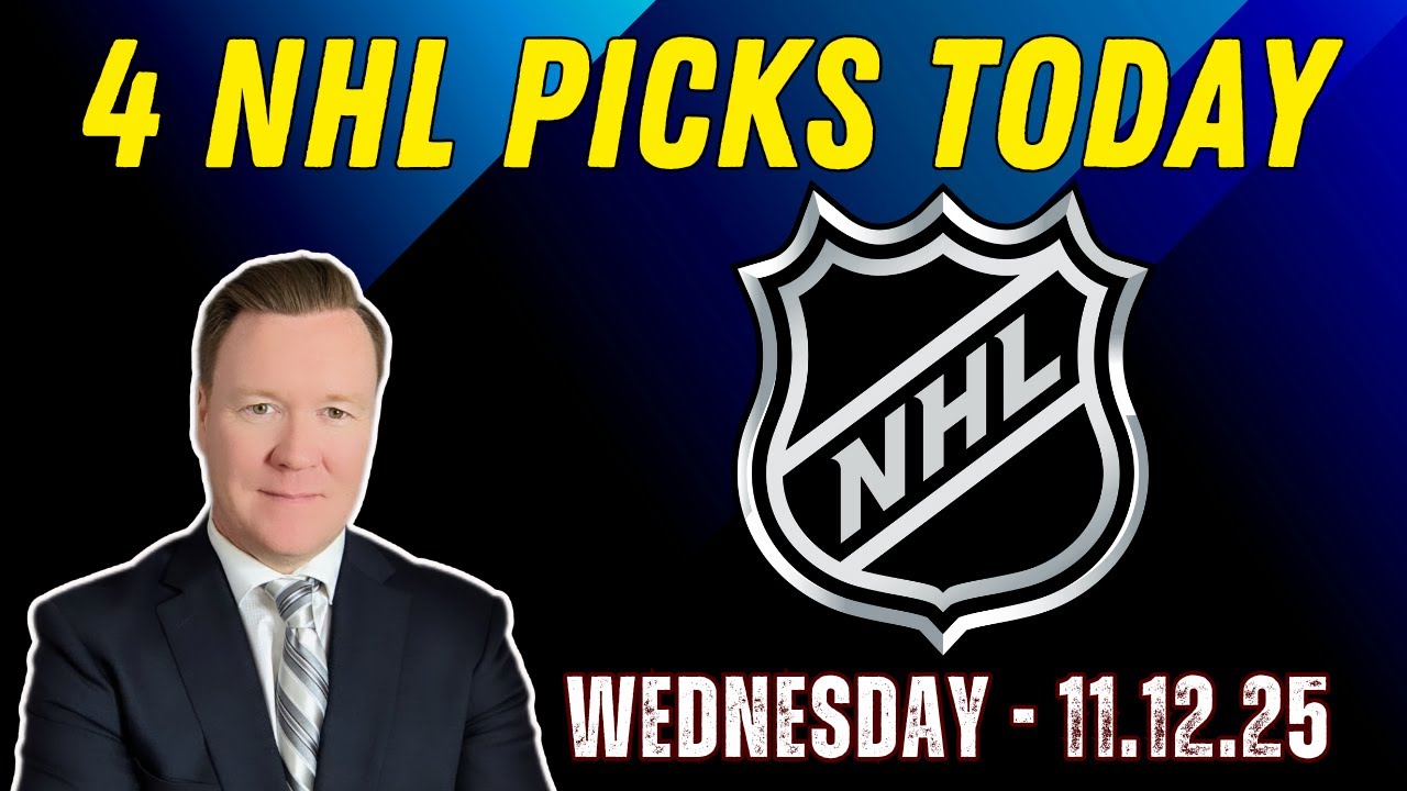 Wednesday 4 NHL Betting Picks l 11/12/25 l Vernon&rsquo;s Best NHL Bets, Expert Picks and Predictions