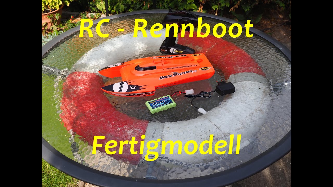 RC Rennboot Fertigmodell Carson Race Shark