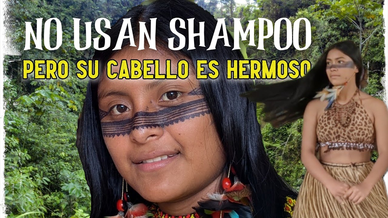 Así cuidan su CABELLO estas mujeres indígenas de PASTAZA, no vas a creer su secreto
