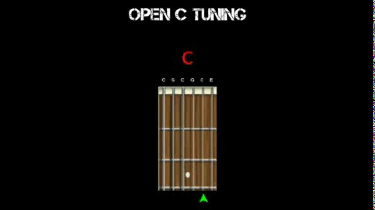 Guitar Tuning - Open C
