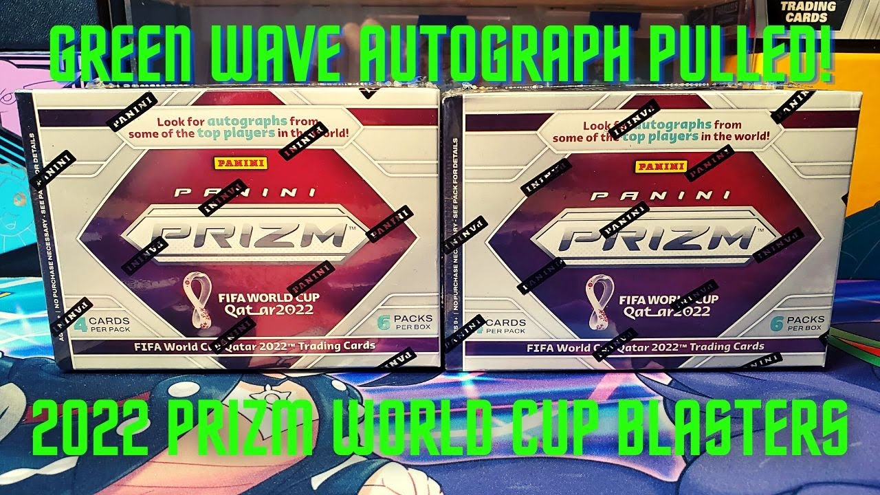 Green Wave Auto Pulled!! 2022 Prizm World Cup Blasters Opening
