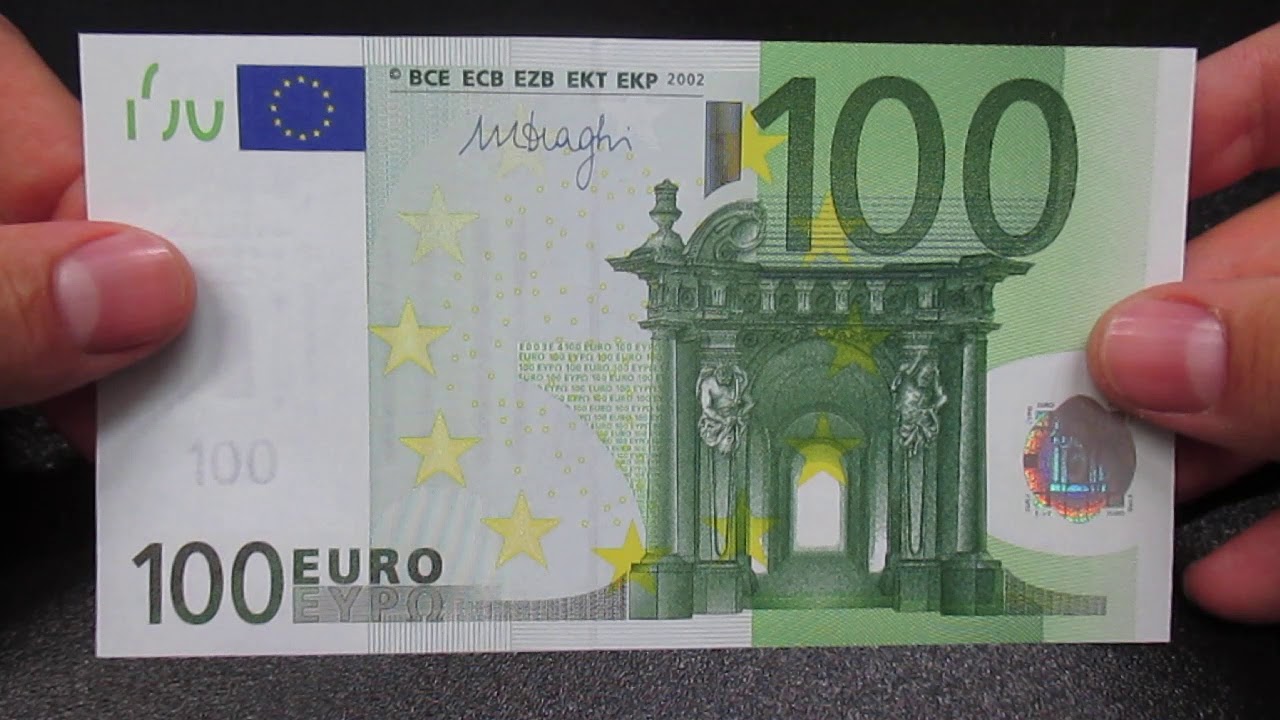 Banconota 100 Euro Prima Serie BCE EU