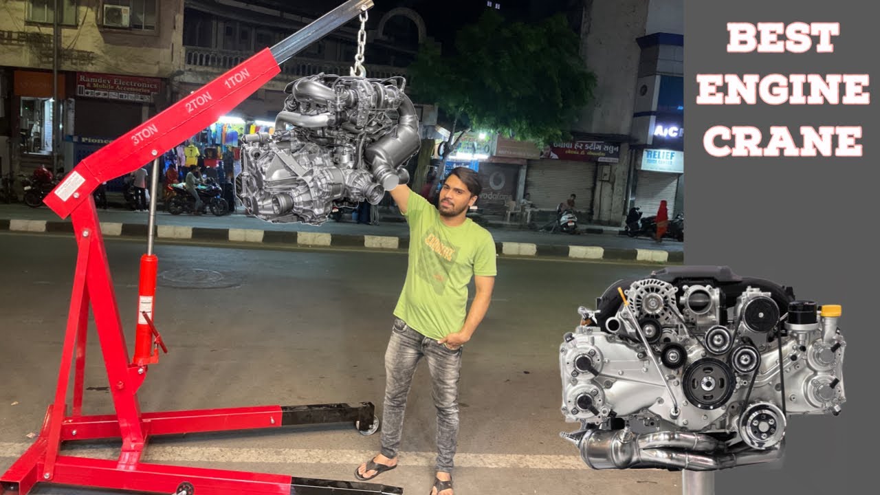 ENGINE CRANE | HYDRAULIC ENGINE CRANE | BEST TOOLS FOR CAR GARAGE | ENGINE LIFTING CRANE | KINGTOOLS